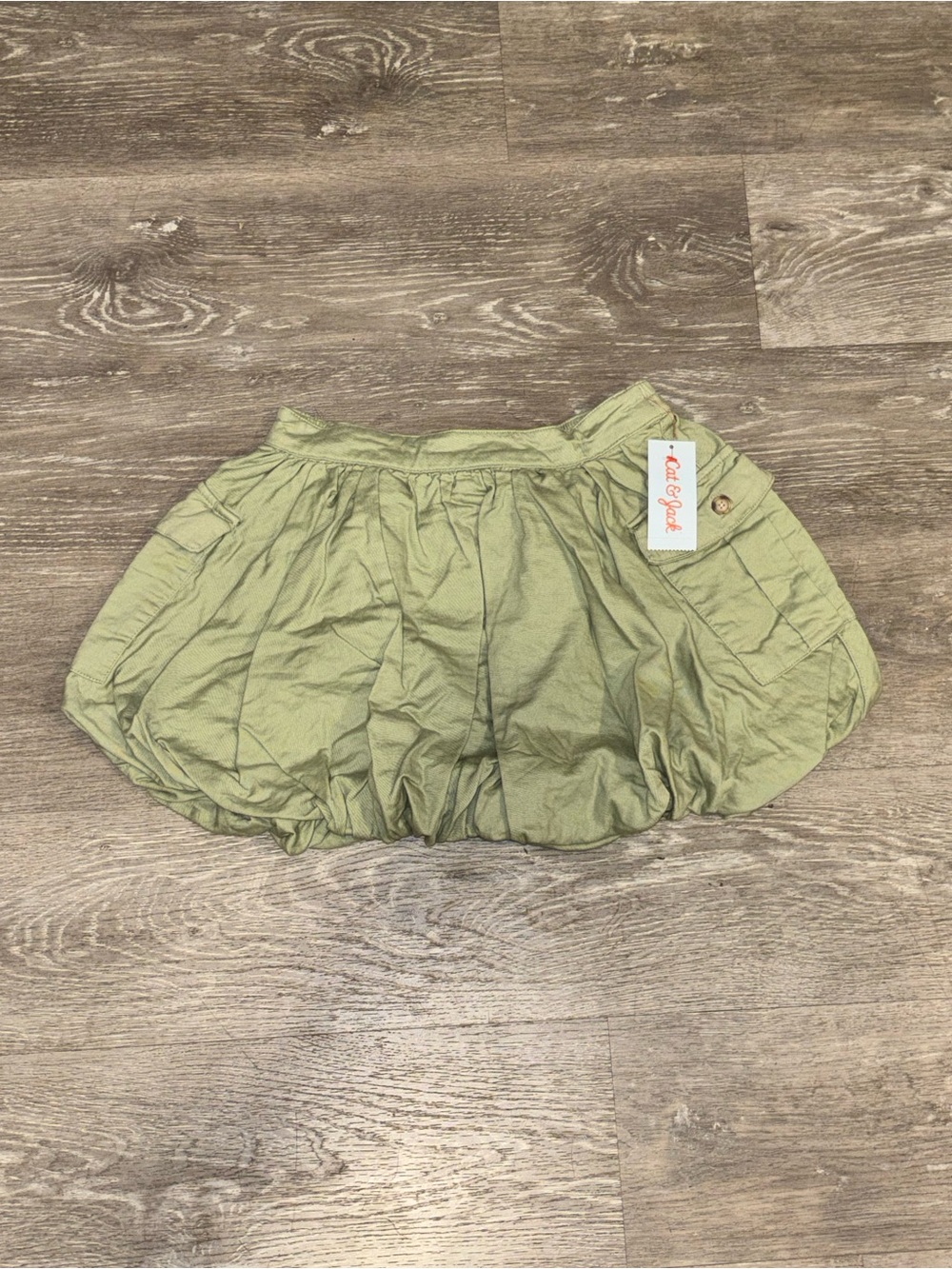 Cat & Jack Olive Green Bubble Skirt for Kids
